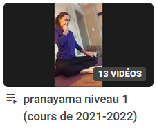 Video on demand, 13 cours de pranayama on demand. Par Florence