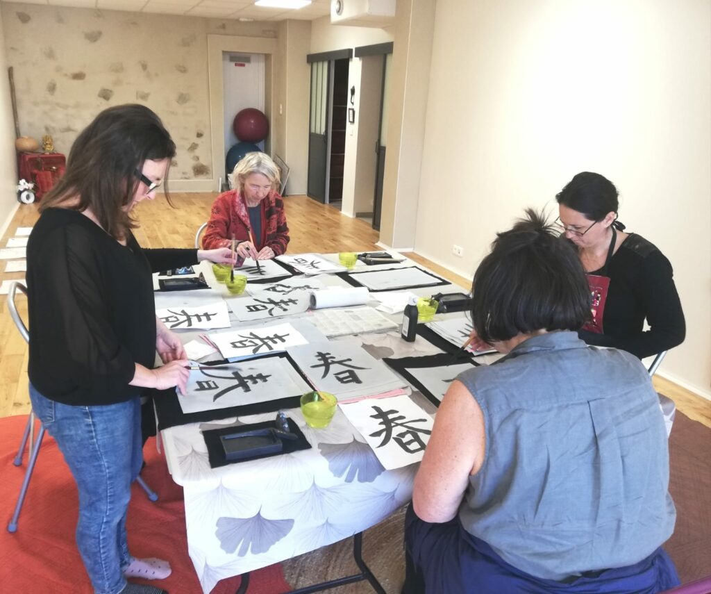 atelier de calligraphie japonaise