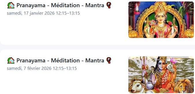 pranayama et méditation mensuels