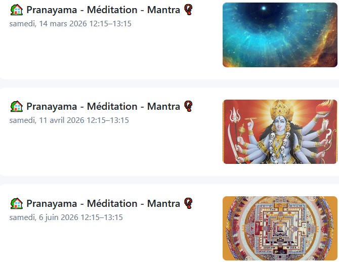 pranayama et méditation mensuels